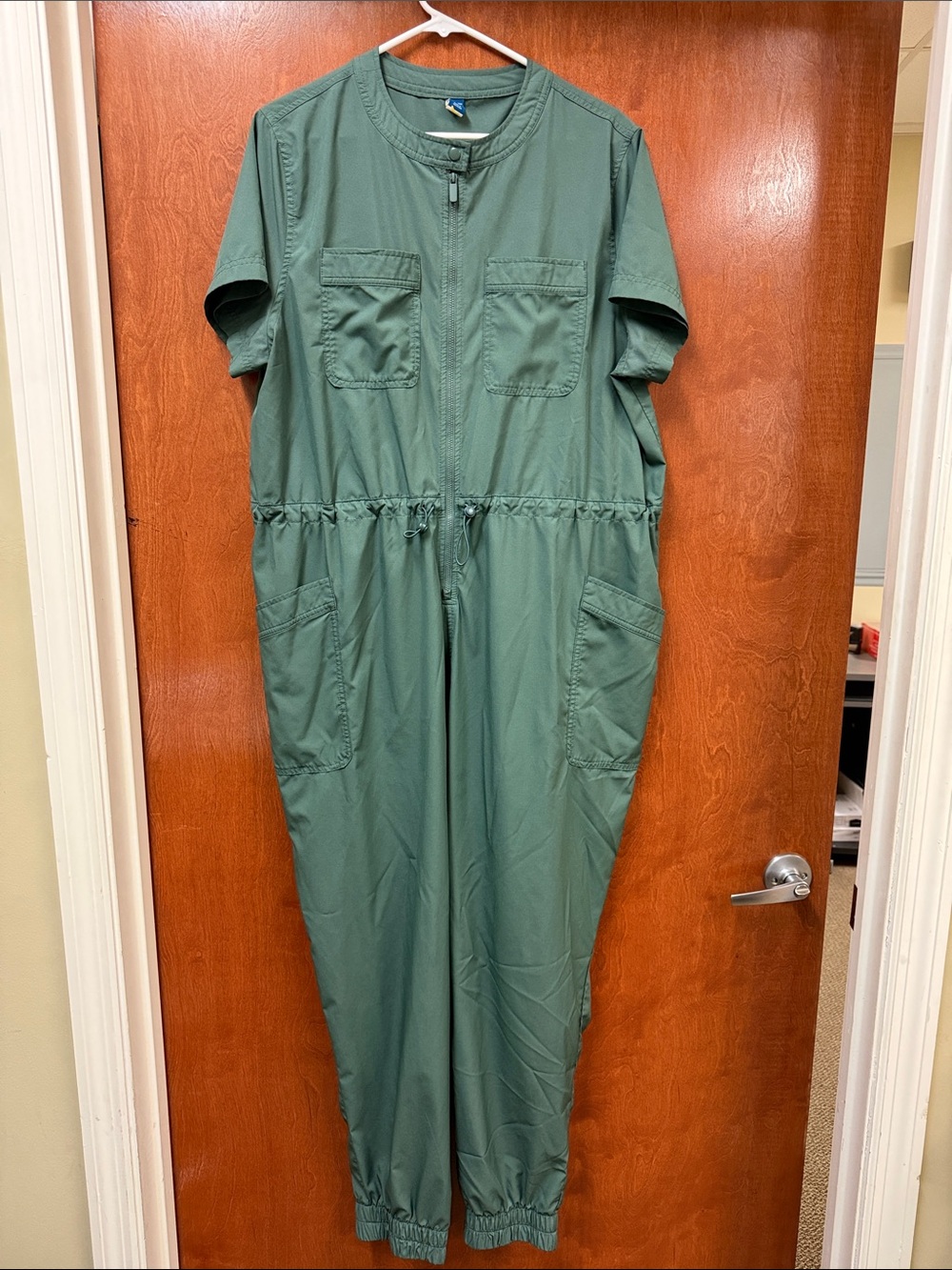 Old Navy StretchTech Quick Dry Utility‎ Jumpsuit – Women’s XL – Sage Green